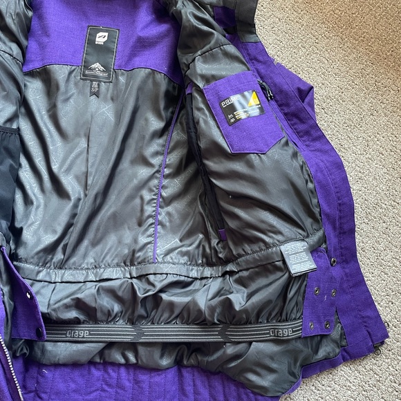 Orage insulated ski coat with powder skirt - Picture 3 of 7